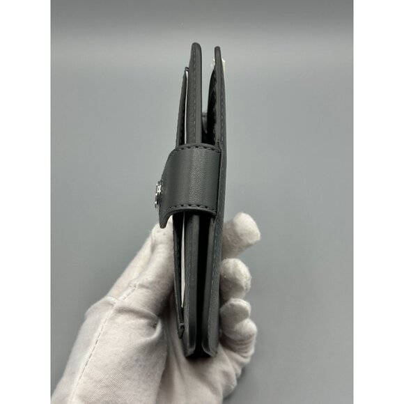 Michael Kors Charm Medium Tab Pocket Leather Bifold Wallet in Slate NWT *READ* - Picture 4 of 16